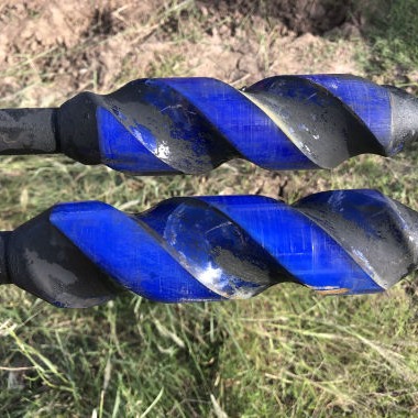 COBALT PCP rod guides retrieved from a well completion
